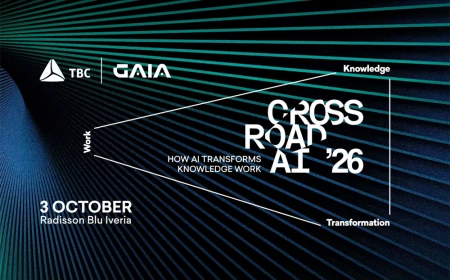 CROSSROAD AI თბილისის საერთაშორისო AI-ფორუმს მასპინძლობს